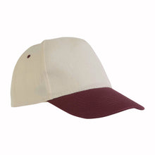 Carica l'immagine nel visualizzatore di Gallery, cappellini stampati con logo in cotone colore bordeaux_bordeaux 1172345 VAR03