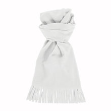 Carica l'immagine nel visualizzatore di Gallery, sciarpe e guanti da personalizzare in pile colore bianco_bianco 1174764 VAR02