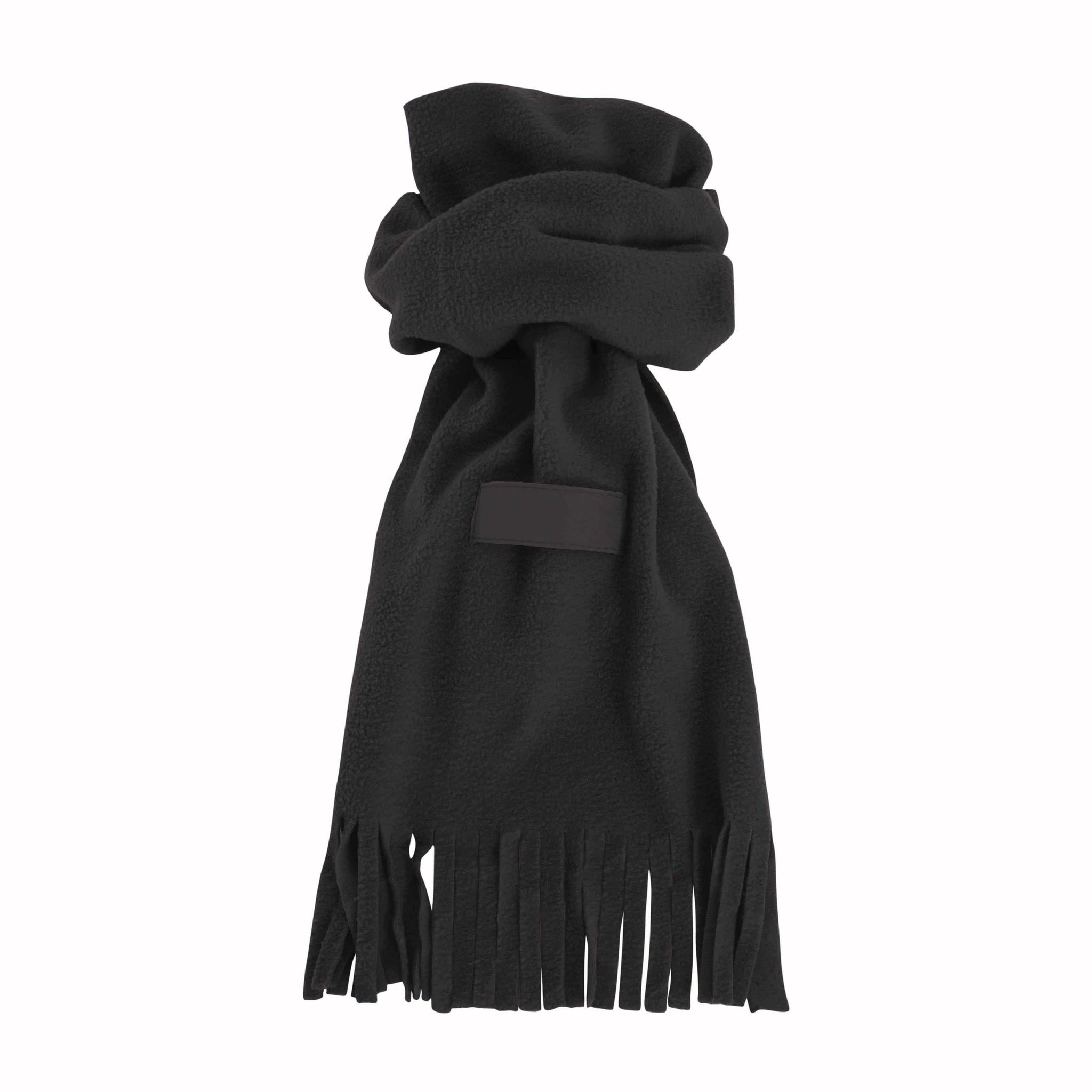 sciarpe e guanti personalizzate in pile colore nero_nero 11102192 VAR01
