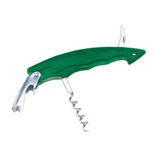 Carica l'immagine nel visualizzatore di Gallery, cavatappi apribottiglie e tappi promozionali in plastica colore verde_verde 1175724 DET01