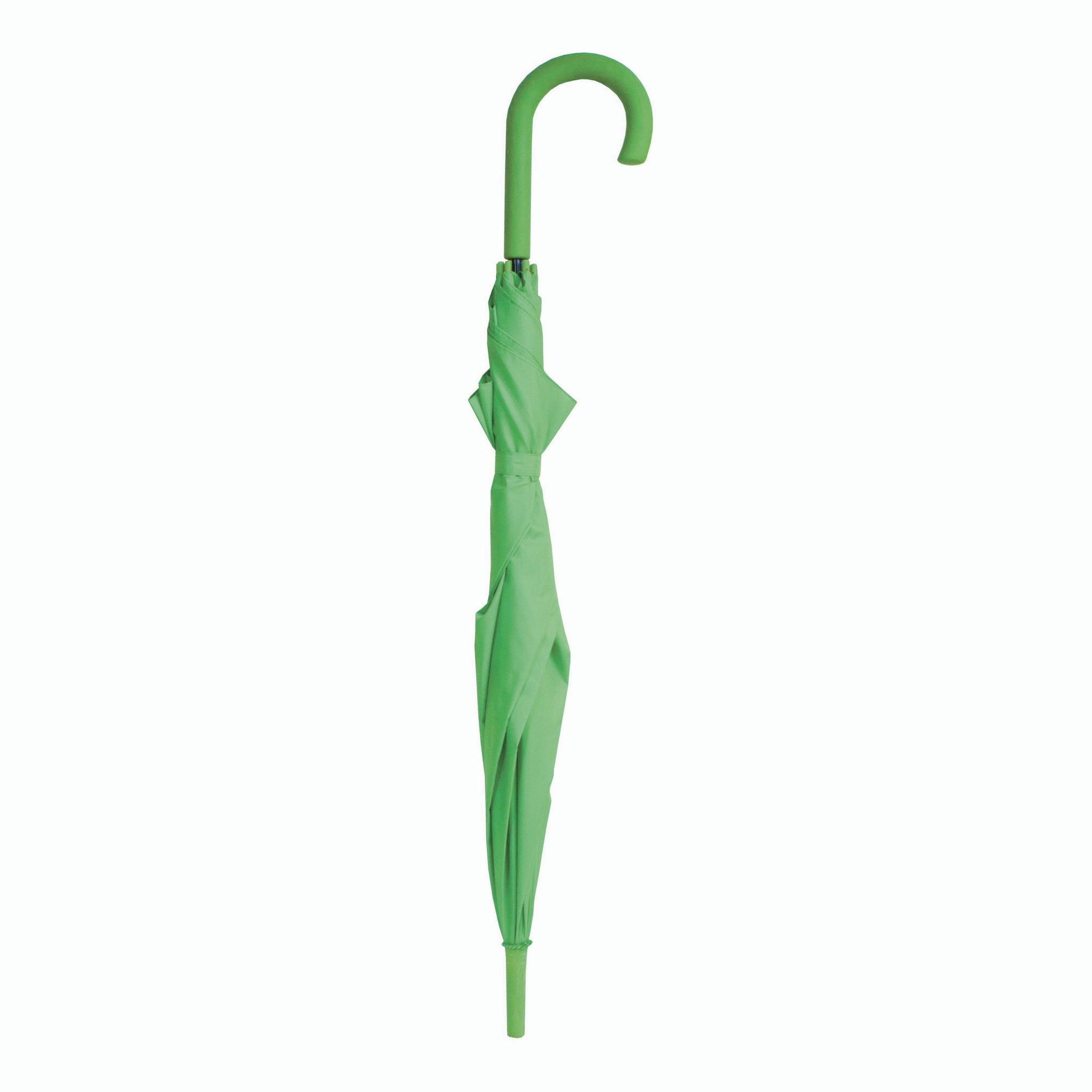 Carica l'immagine nel visualizzatore di Gallery, ombrelli classici promozionali in poliestere colore verde_verde 1178219 DET03