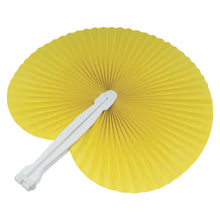 Carica l'immagine nel visualizzatore di Gallery, ventagli personalizzabili in plastica colore giallo_giallo 1182149 VAR06