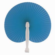 Carica l'immagine nel visualizzatore di Gallery, ventagli pubblicitari in plastica colore celeste_azzurro 1182149 DET01