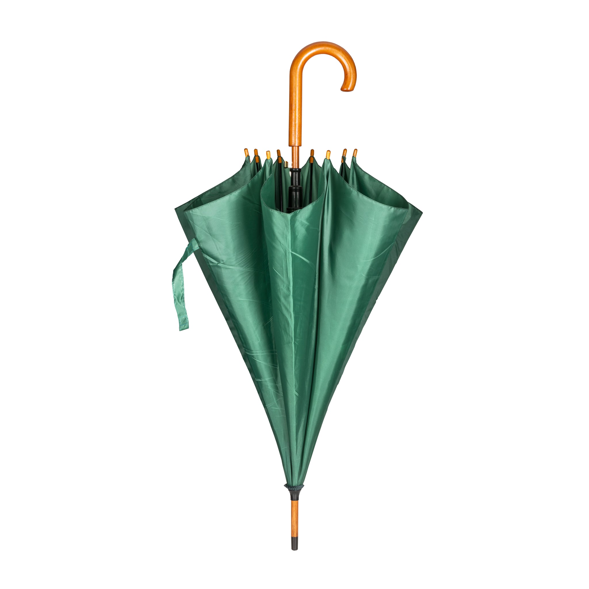 Carica l'immagine nel visualizzatore di Gallery, ombrelli classici promozionali in poliestere colore verde_verde 1186218 DET03