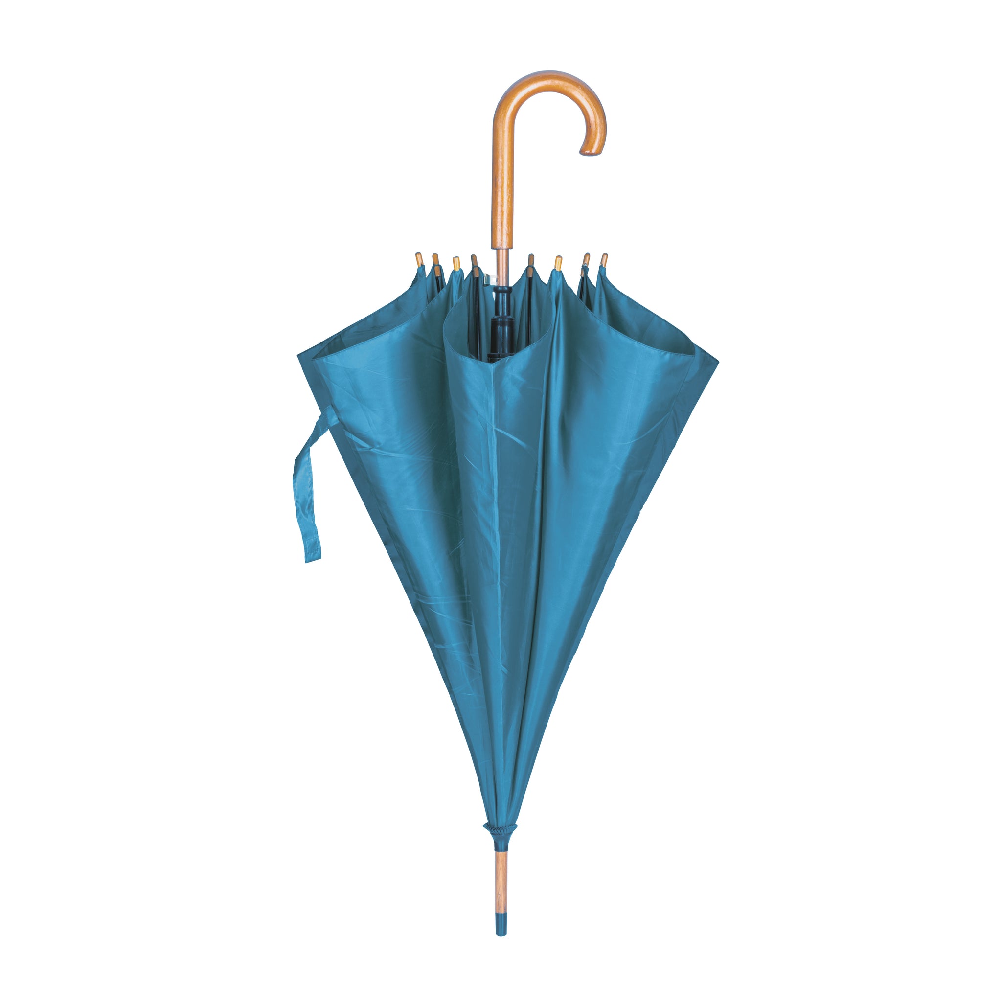 Carica l'immagine nel visualizzatore di Gallery, ombrelli classici pubblicitari in poliestere colore celeste_azzurro 1186218 DET03