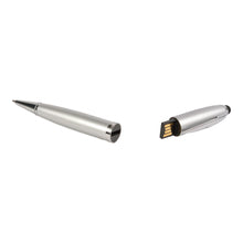 Carica l'immagine nel visualizzatore di Gallery, penne USB pubblicitarie in plastica colore argento_argento 1186539 DET02