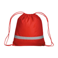 Carica l'immagine nel visualizzatore di Gallery, zainetti a sacco personalizzabili in poliestere colore rosso_rosso 1187836 DET01