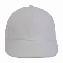 Carica l'immagine nel visualizzatore di Gallery, cappellini da personalizzare in cotone colore bianco_bianco 1188023 DET01