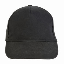 Carica l'immagine nel visualizzatore di Gallery, cappellini personalizzati in cotone colore nero_nero 1188023 DET01