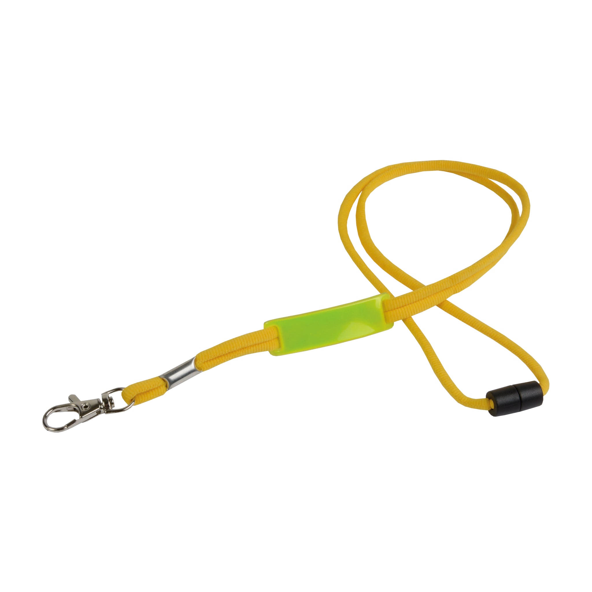 portabadge personalizzabili in poliestere colore giallo_giallo 1189177 VAR04
