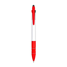 Carica l'immagine nel visualizzatore di Gallery, penne touchscreen per tablet promozionali in plastica colore rosso-bianco_rosso 1189530 VAR03