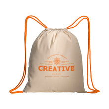 Carica l'immagine nel visualizzatore di Gallery, zainetti a sacco promozionali in cotone colore arancione_arancione 1190857 DET02