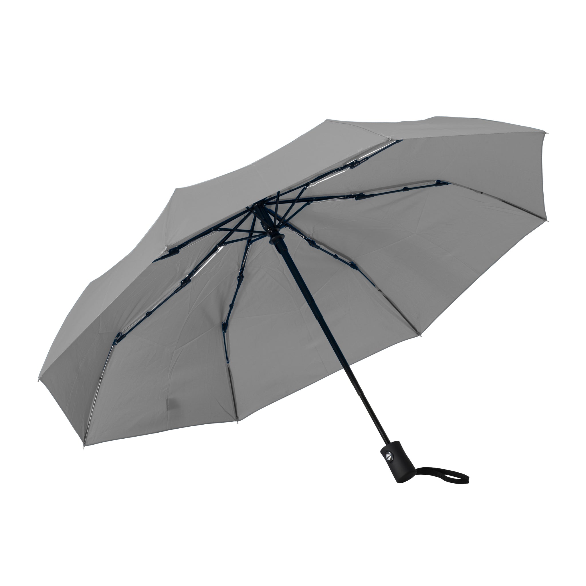 ombrelli pieghevoli da personalizzare in poliestere colore grigio_grigio 1191286 VAR02