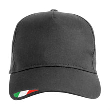 Carica l'immagine nel visualizzatore di Gallery, cappellini personalizzati in cotone colore nero_nero 1192020 DET01
