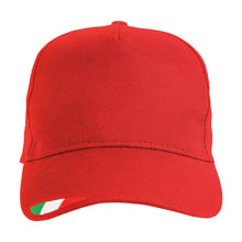 Carica l'immagine nel visualizzatore di Gallery, cappellini personalizzabili in cotone colore rosso_rosso 1192020 DET01