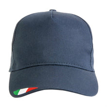 Carica l'immagine nel visualizzatore di Gallery, cappellini personalizzati in cotone colore blu_blu 1192020 DET01