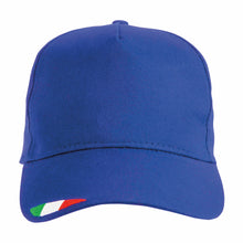 Carica l'immagine nel visualizzatore di Gallery, cappellini personalizzati in cotone colore royal_royal 1192020 DET01