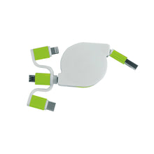 Carica l'immagine nel visualizzatore di Gallery, accessori per caricabatterie promozionali in plastica colore verde-mela_verde 1192148 DET02