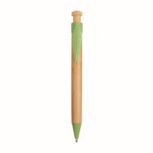 Carica l'immagine nel visualizzatore di Gallery, penne ecologiche personalizzate in bamboo colore verde-mela_verde 1192521 VAR02