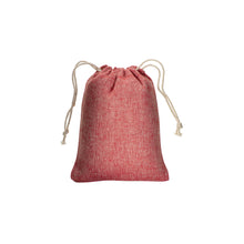 Carica l'immagine nel visualizzatore di Gallery, sacchetti regalo personalizzabili in cotone riciclato colore rosso_rosso 1192829 DET01