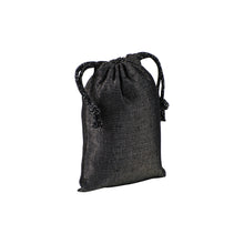 Carica l'immagine nel visualizzatore di Gallery, sacchetti regalo personalizzati in cotone colore nero_nero 1192831 VAR01