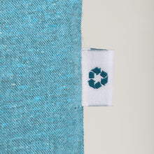 Carica l'immagine nel visualizzatore di Gallery, shopper stampate con logo in cotone riciclato colore celeste_azzurro 1192839 DET02