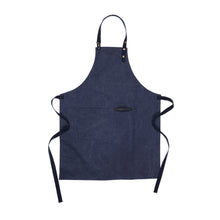 Carica l'immagine nel visualizzatore di Gallery, grembiuli e cappelli chef personalizzati in canapa riciclato colore blu-navy_blu 1293933 VAR02