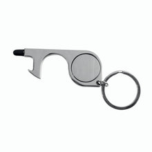 Carica l'immagine nel visualizzatore di Gallery, portachiavi stampati con logo in metallo colore argento_argento 1193618 DET01