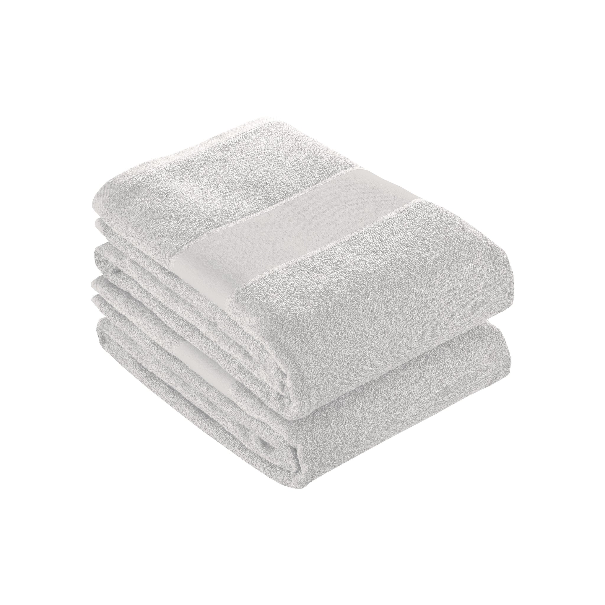 asciugamani da personalizzare in cotone colore bianco_bianco 1194151 VAR01