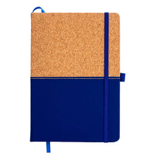 Carica l'immagine nel visualizzatore di Gallery, block notes e taccuini personalizzati in sughero colore blu_blu 1194158 VAR03