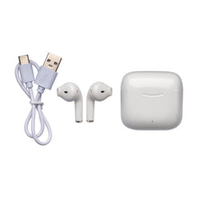 Carica l'immagine nel visualizzatore di Gallery, auricolari wireless da personalizzare in abs colore bianco_bianco 1194164 DET03