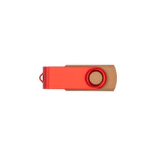 Carica l'immagine nel visualizzatore di Gallery, chiavette USB promozionali in paglia 50% colore rosso_rosso 1194171 DET01