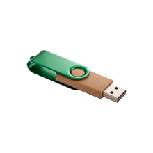 Carica l'immagine nel visualizzatore di Gallery, chiavette USB personalizzate in paglia 50% colore verde_verde 1194171 DET03