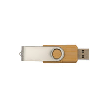 Carica l'immagine nel visualizzatore di Gallery, chiavette USB pubblicitarie in bamboo colore argento_argento 1194172 DET02