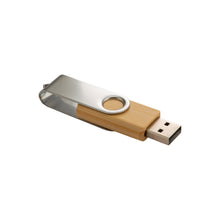 Carica l'immagine nel visualizzatore di Gallery, chiavette USB pubblicitarie in bamboo colore argento_argento 1194172 DET03