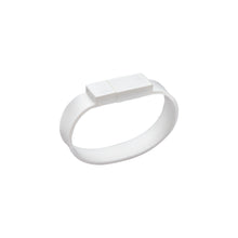 Carica l'immagine nel visualizzatore di Gallery, braccialetti da personalizzare in pvc colore bianco_bianco 1194181 DET01
