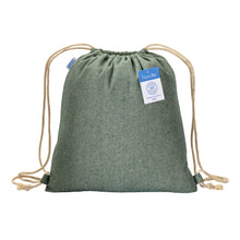 Carica l'immagine nel visualizzatore di Gallery, zainetti a sacco promozionali in cotone colore verde_verde 1194820 DET01