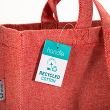 Carica l'immagine nel visualizzatore di Gallery, borse promozionali in cotone riciclato colore rosso_rosso 1194830 DET02