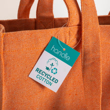 Carica l'immagine nel visualizzatore di Gallery, shopper promozionali in cotone riciclato colore arancione_arancione 1194830 DET02