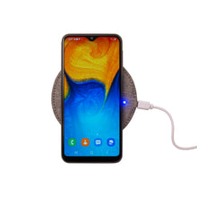 Carica l'immagine nel visualizzatore di Gallery, caricabatteria wireless da personalizzare in rpet colore grigio_grigio 1195120 DET02
