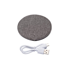 Carica l'immagine nel visualizzatore di Gallery, caricabatteria wireless da personalizzare in rpet colore grigio_grigio 1195120 DET03