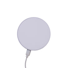Carica l'immagine nel visualizzatore di Gallery, caricabatteria wireless da personalizzare in abs riciclato colore bianco_bianco 1195123 DET01