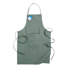 Carica l'immagine nel visualizzatore di Gallery, grembiuli e cappelli chef promozionali in cotone colore verde_verde 1195130 VAR02