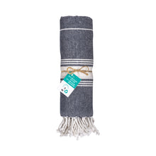 Carica l'immagine nel visualizzatore di Gallery, teli mare personalizzati in cotone colore blu_blu 1195140 DET01