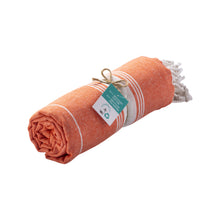 Carica l'immagine nel visualizzatore di Gallery, teli mare promozionali in cotone colore arancione_arancione 1195140 VAR06