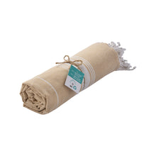 Carica l'immagine nel visualizzatore di Gallery, teli mare personalizzati in cotone colore naturale_naturale 1195140 VAR01