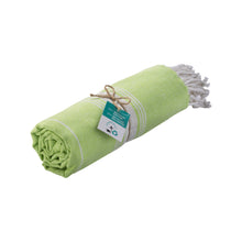 Carica l'immagine nel visualizzatore di Gallery, teli mare promozionali in cotone colore verde-mela_verde 1195140 VAR07