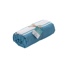 Carica l'immagine nel visualizzatore di Gallery, teli mare pubblicitari in cotone riciclato colore celeste_azzurro 1195141 VAR02