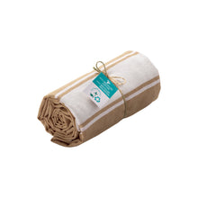 Carica l'immagine nel visualizzatore di Gallery, teli mare personalizzati in cotone riciclato colore naturale_naturale 1195141 VAR01