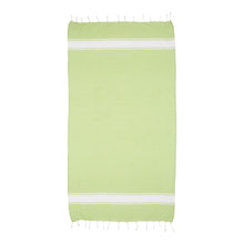 Carica l'immagine nel visualizzatore di Gallery, teli mare promozionali in cotone riciclato colore verde-mela_verde 1195141 DET02
